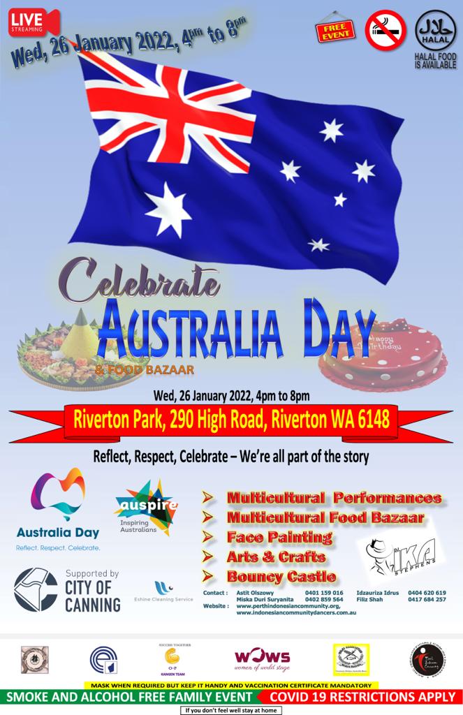 CELEBERATE AUSTRALIA DAY 2022 AT RIVERTON PARK